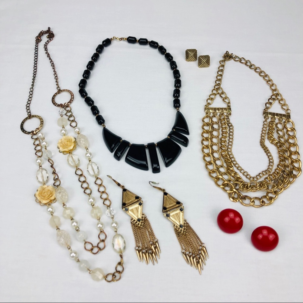 Costume Jewelry Lot Of 6